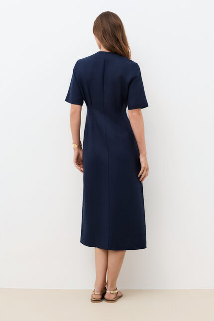 Robe Rosaria bleu marine femme