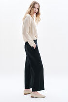 100% linen pandi trousers black woman