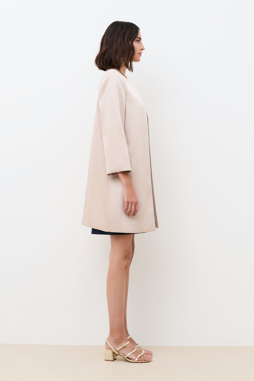Manteau Gjessy couleur or femme