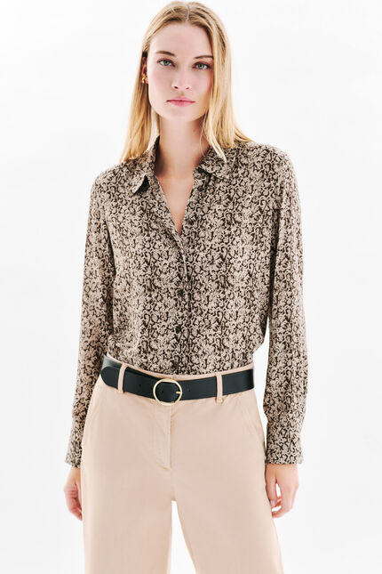 Camicia Cleony beige scuro donna