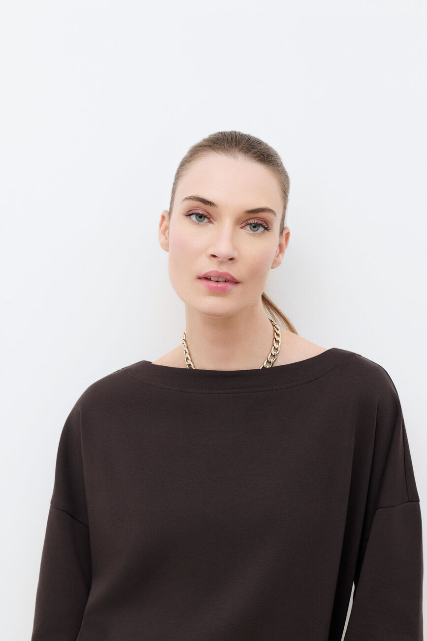 Maglietta Tcosi marron fonc&eacute; donna