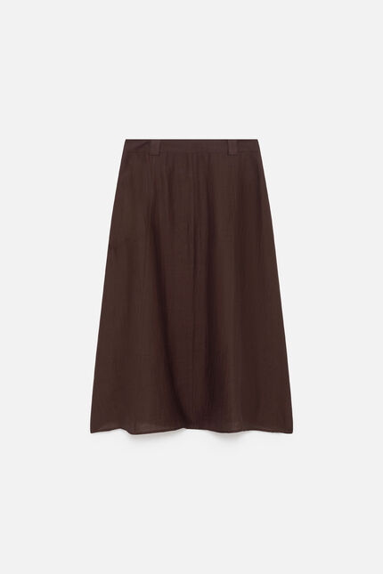 Jupe Jalice marron fonc&eacute; femme