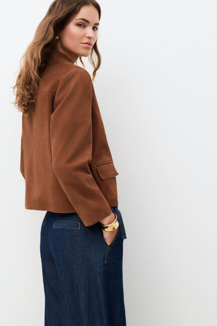 Veste Vbrielle marron femme