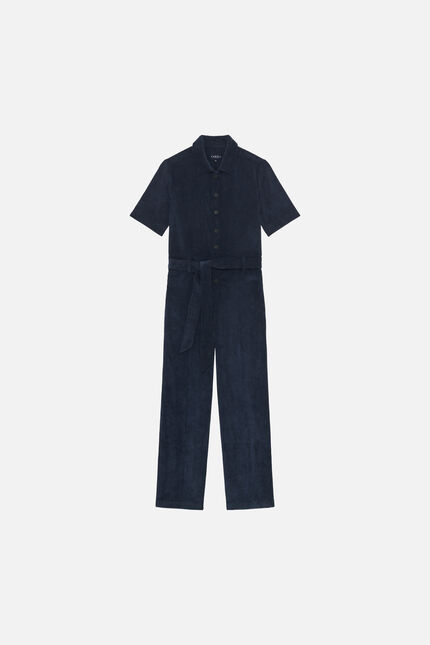 Capucine jumpsuit navy blue woman