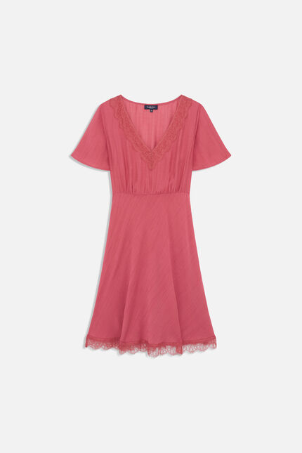 Robe Roselina vieux rose femme