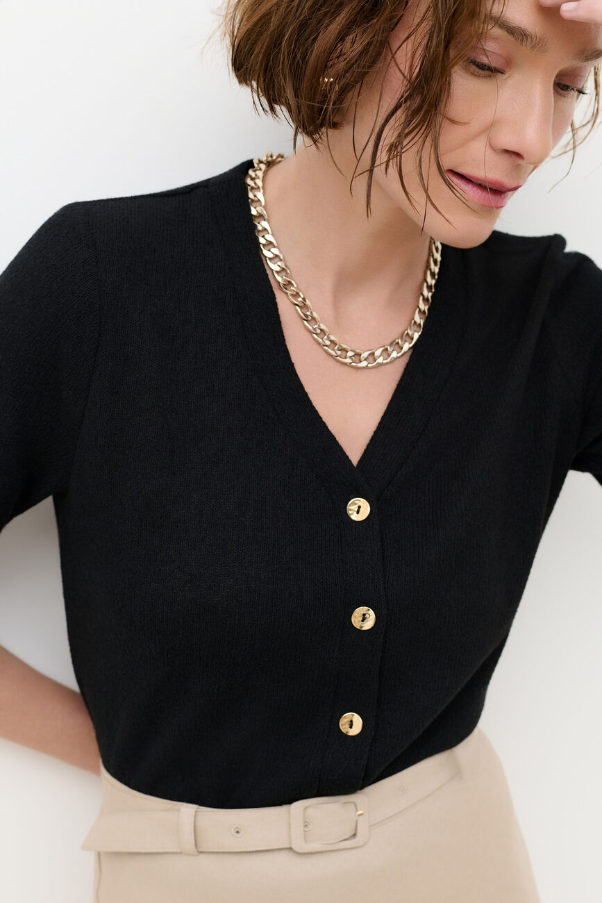 Tvacances T-shirt preto mulher