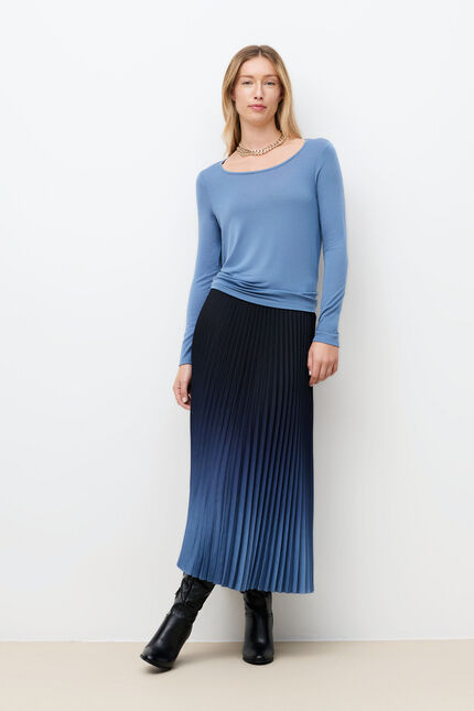T-shirt Tolivia bleu lavande femme