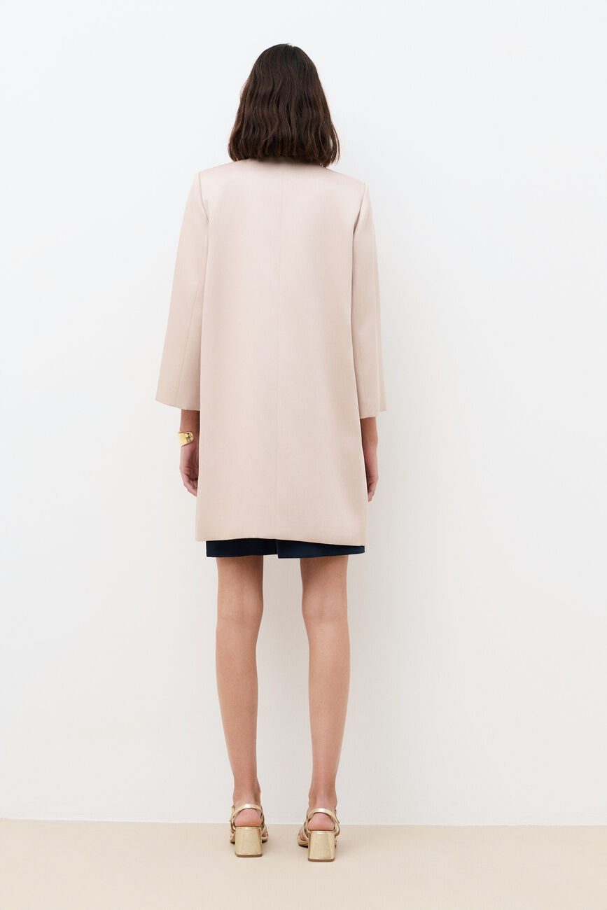 Manteau Gjessy couleur or femme