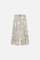 Trousers Pinceau Print ecru woman