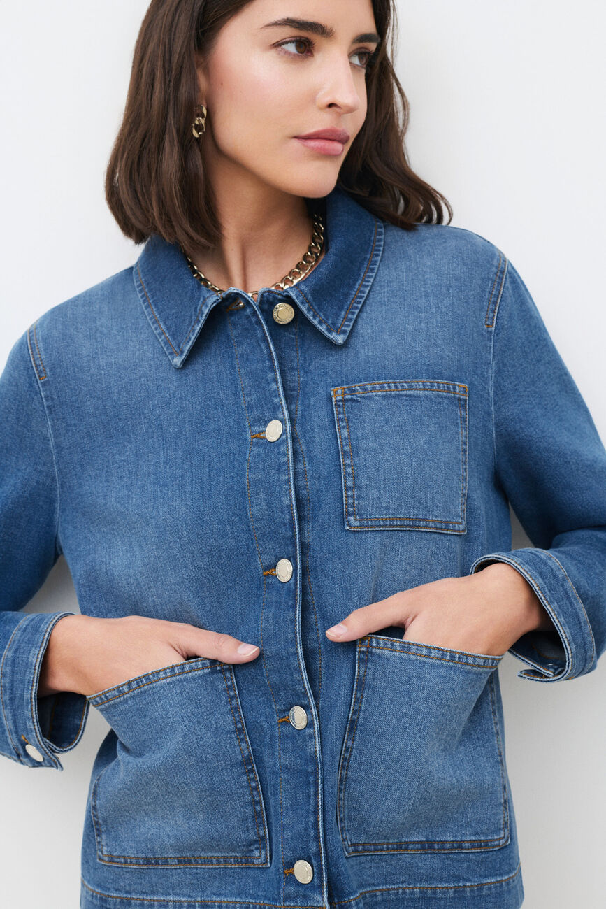Giacca Vanina denim stone donna