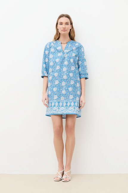 Robe Rpauline bleu femme