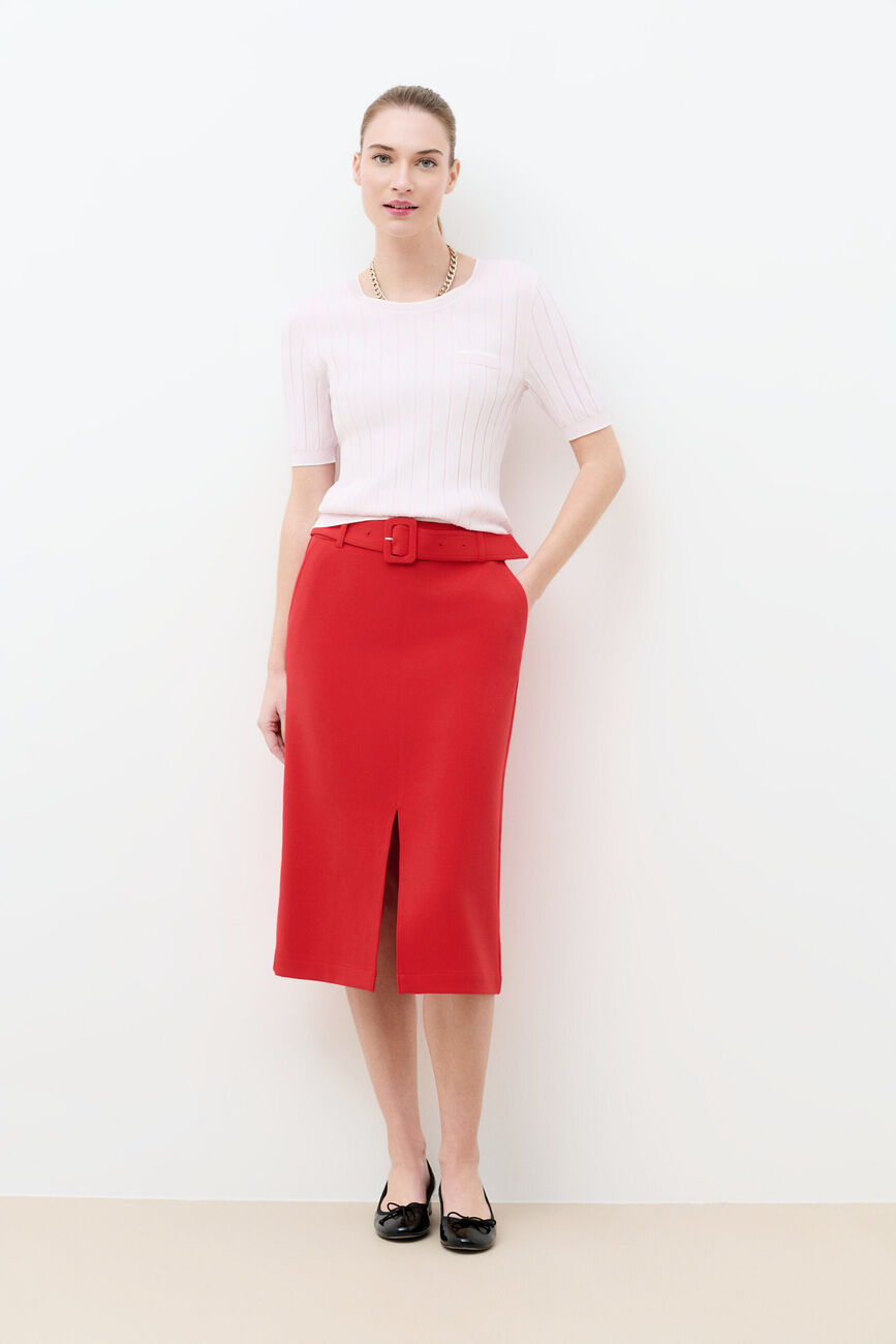 Jbonheur skirt red woman