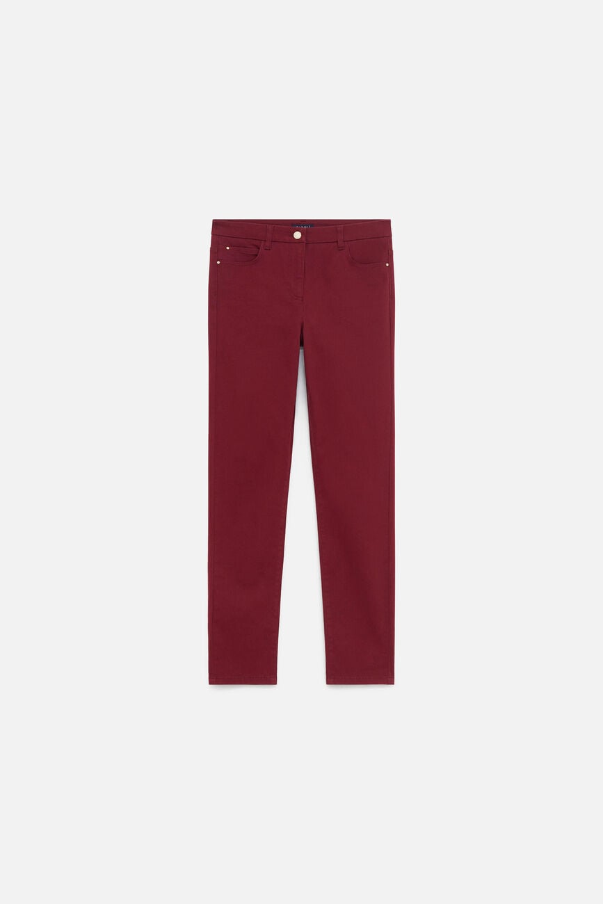 pantalon tony bordeaux femme