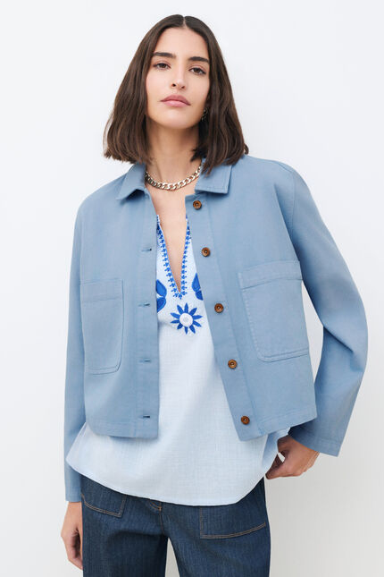 Blouson Vignetta bleu ciel femme