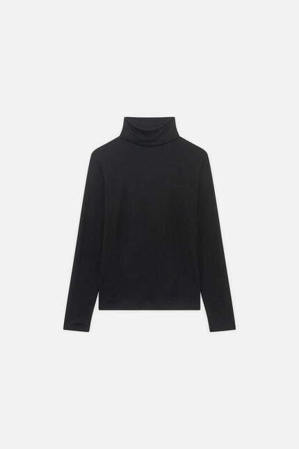 T-shirt Tlili nero donna