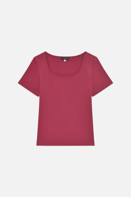 T-shirt Tvania rose framboise femme