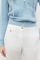 Trousers Perseo ecru woman