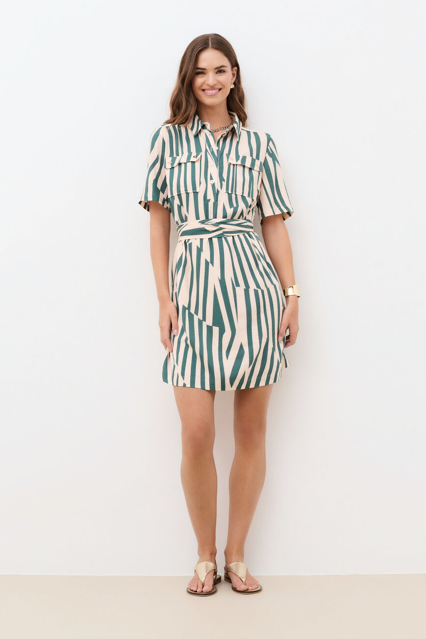 Vestido Rleona3 verde turquesa mulher