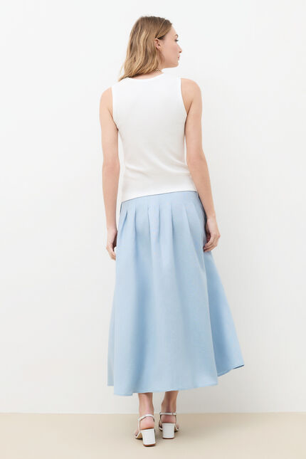 T-shirt Tleon ecru femme