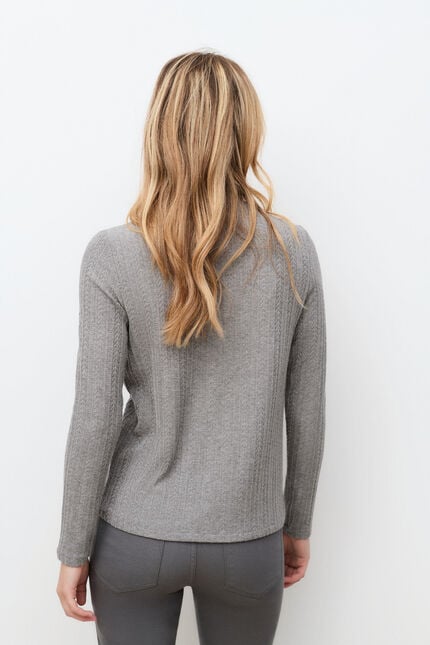 Camiseta tjena gris claro mujer