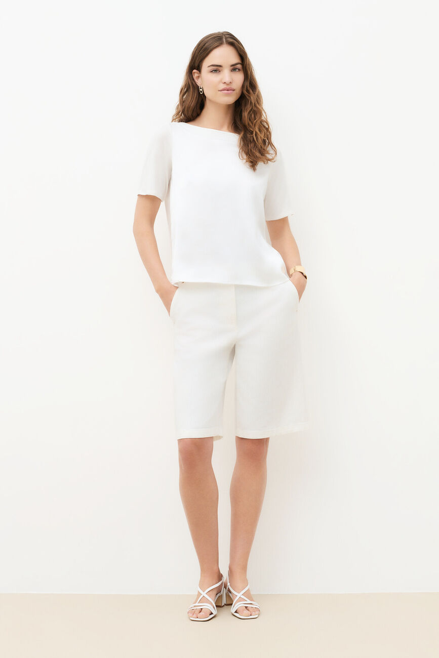 T-Shirt Trosi elfenbein damen