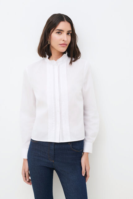 Chemise Cyrielle2 blanc femme