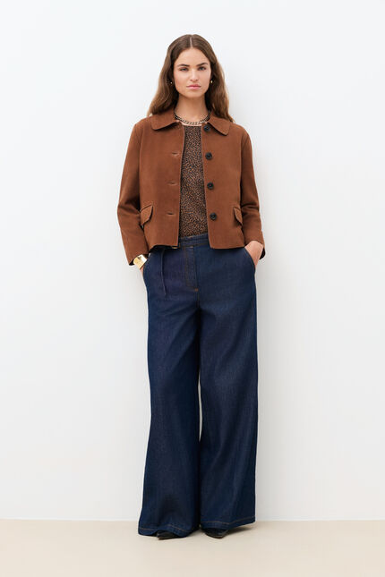 Veste Vbrielle marron femme
