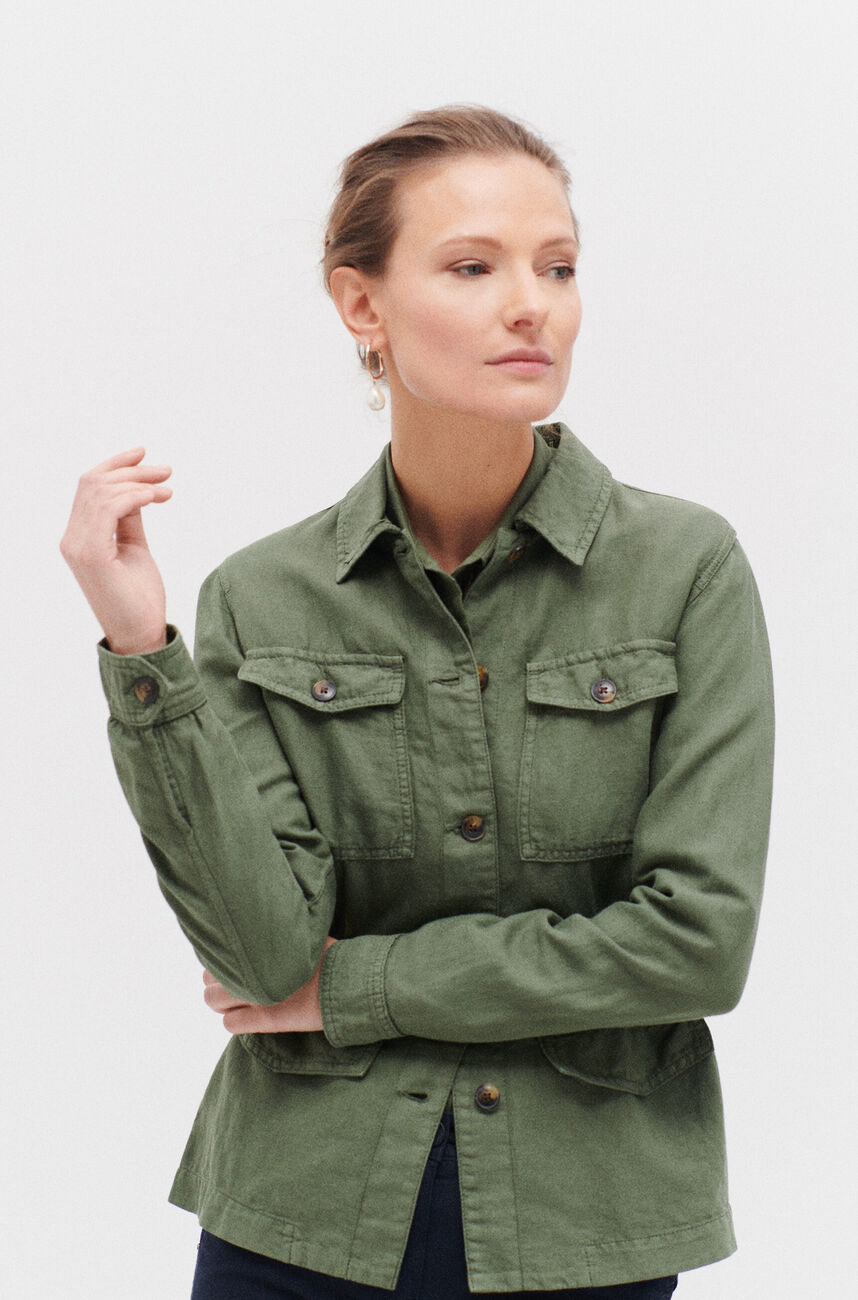 veste grace vert kaki femme