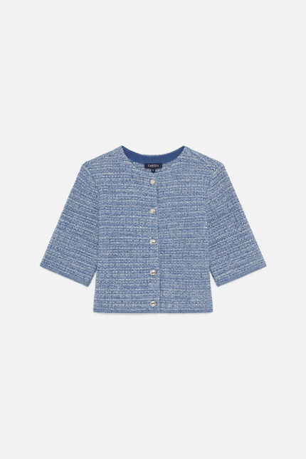 Bol&eacute;ro Mfelicia bleu ciel femme