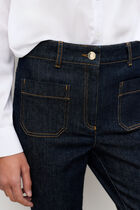 Trousers Pommydenim2 raw denim woman