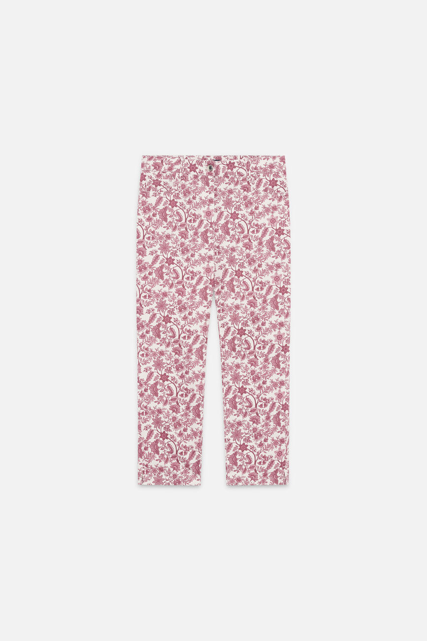Pantal&oacute;n Pasonataprint rosa frambuesa mujer