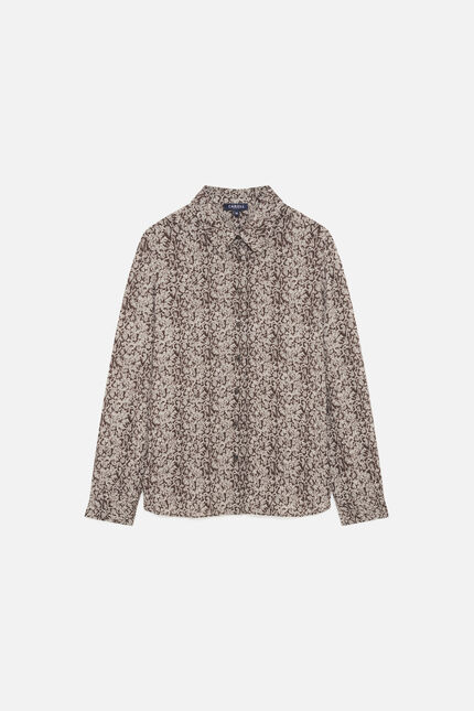 Camicia Cleony beige scuro donna
