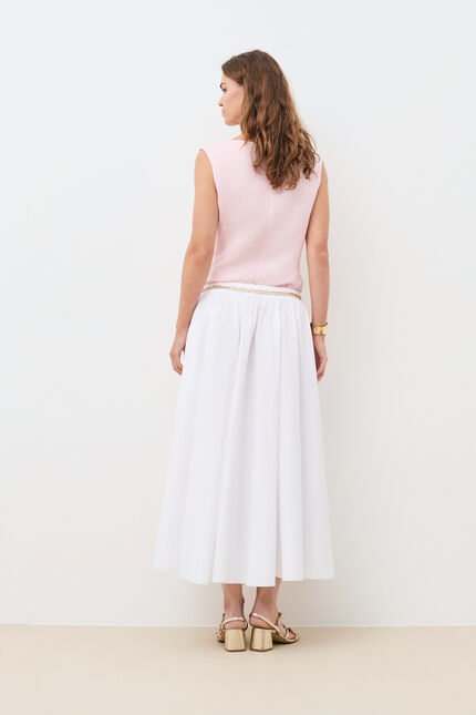 Jupe Jemilly blanc femme