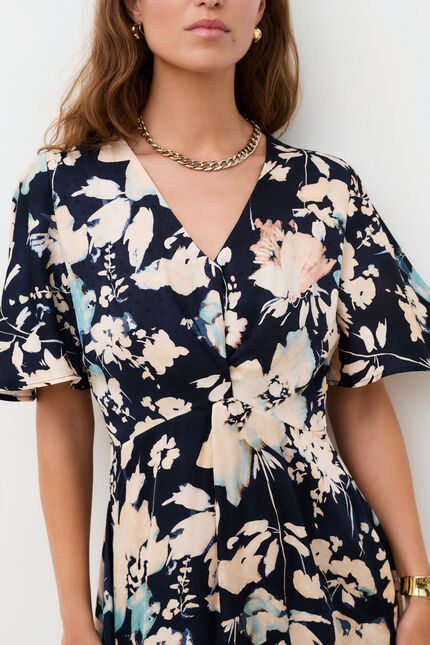 Robe Rbelle bleu marine femme