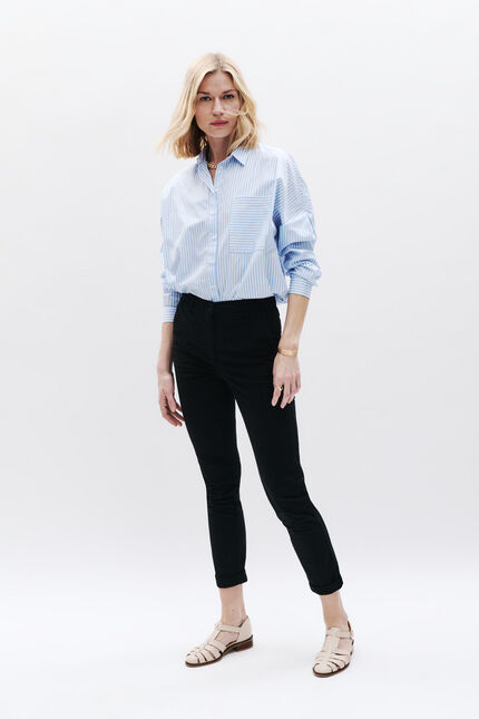 Pantal&oacute;n adelmo negro mujer
