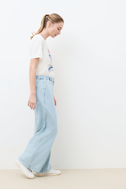 Pantalon Pandidenim bleu ciel femme