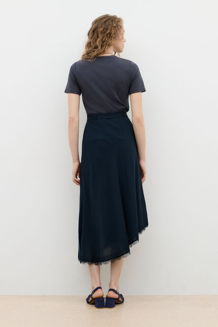 Jupe Joseline bleu marine femme