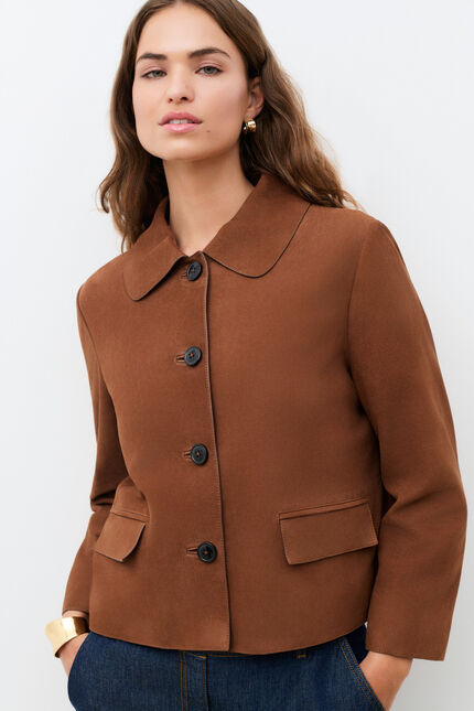 Veste Vbrielle marron femme