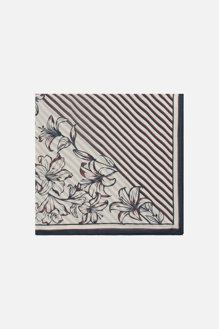 Foulard Milania bleu marine femme
