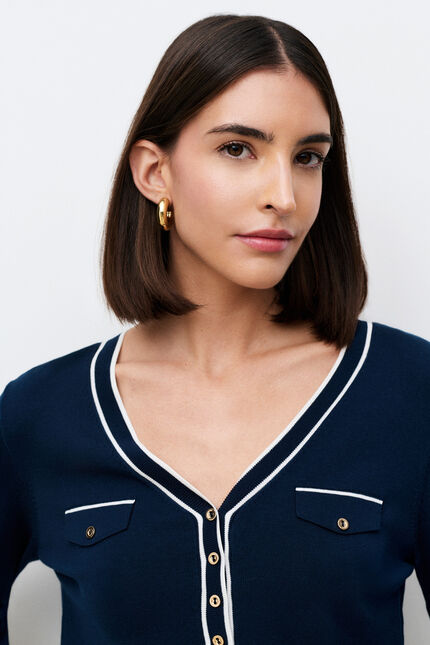 Mcharlotte sweater navy blue woman