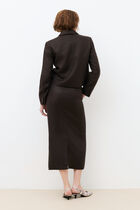 Vgelin jacket 100% linen dark brown woman