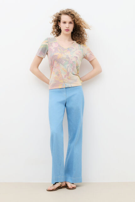 T-shirt Tmolly rose framboise femme