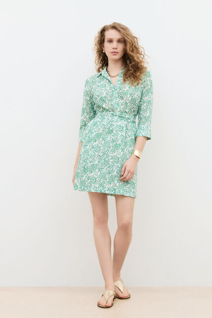 Robe Rlaurane vert femme