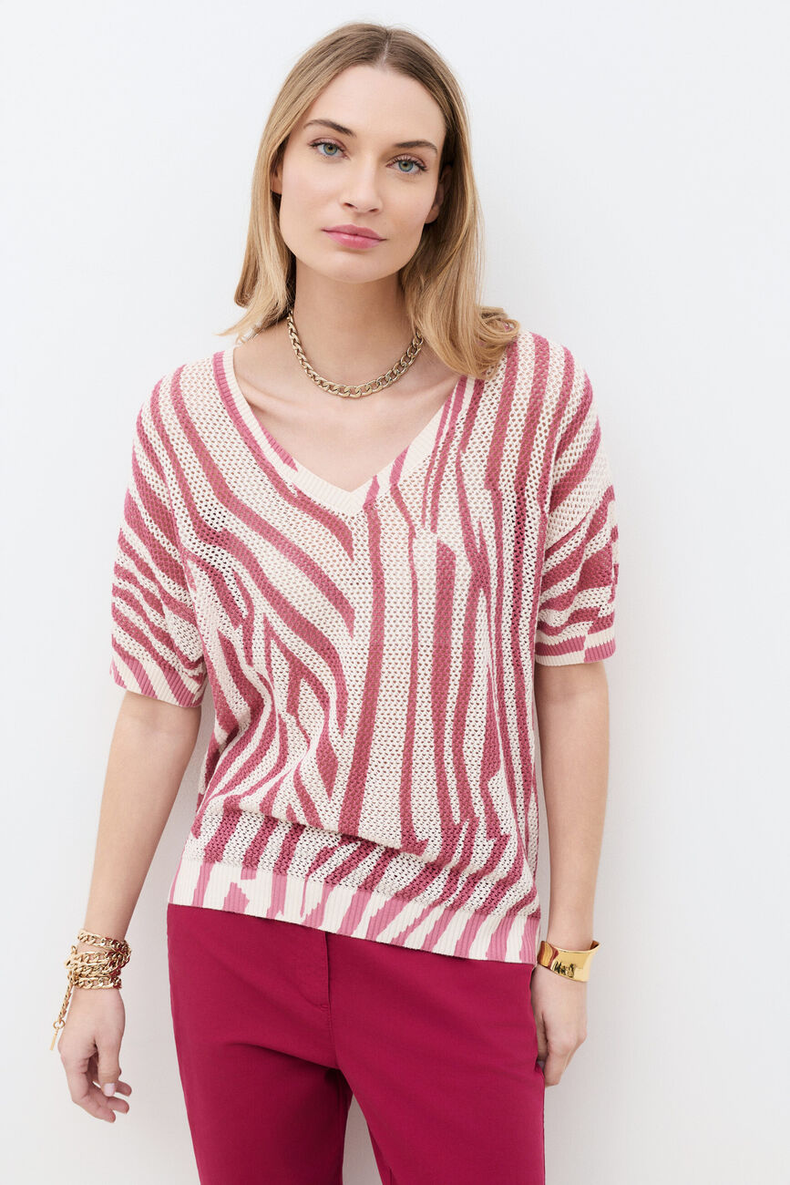 Pull Miami2 bordeaux femme
