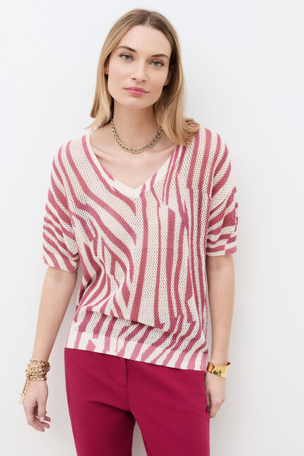 Pull Miami2 bordeaux femme