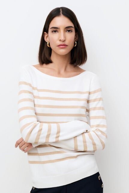 Pull mjulie couleur or femme