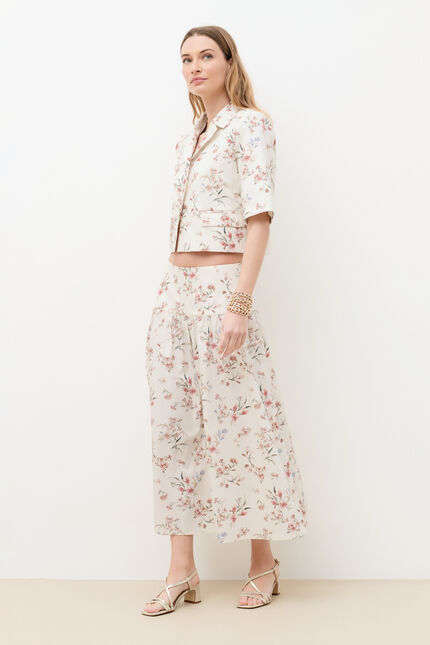Jupe Jdanae ivoire femme