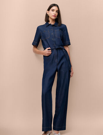 Tuta Capu denim double stone donna