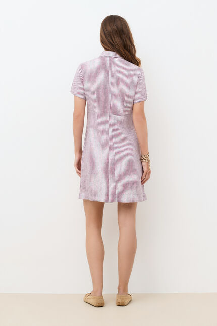 Robe laure1 bordeaux femme