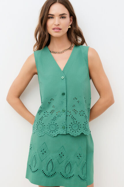T-shirt Tjona vert femme